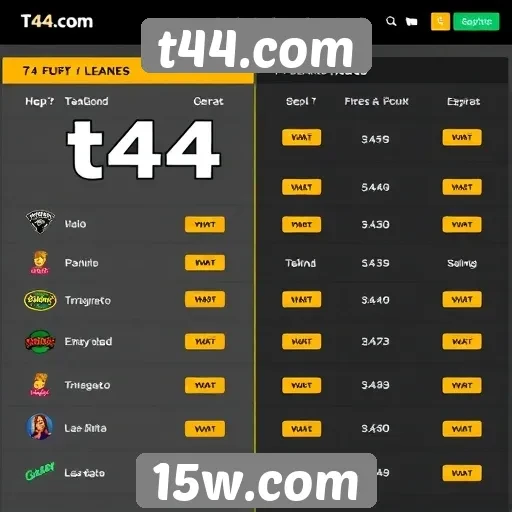 Comparativo entre t44.com e outras plataformas de jogos