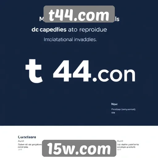 Avaliação das funcionalidades e interface do t44.com